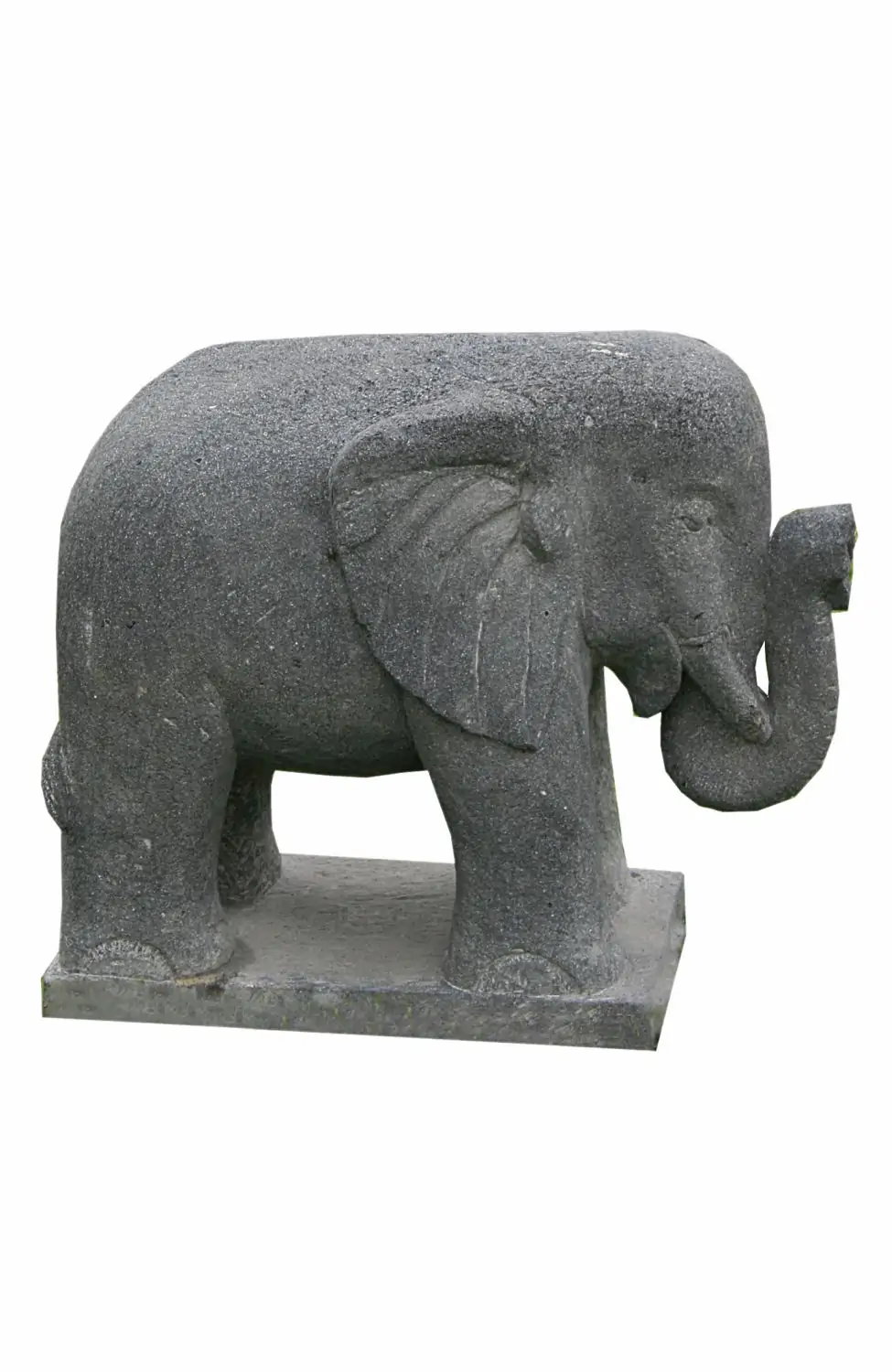  Product image 2 of the product “Elephant, stone of lava (grey), in the sizes from 40 to 100cm, Natural finish ”